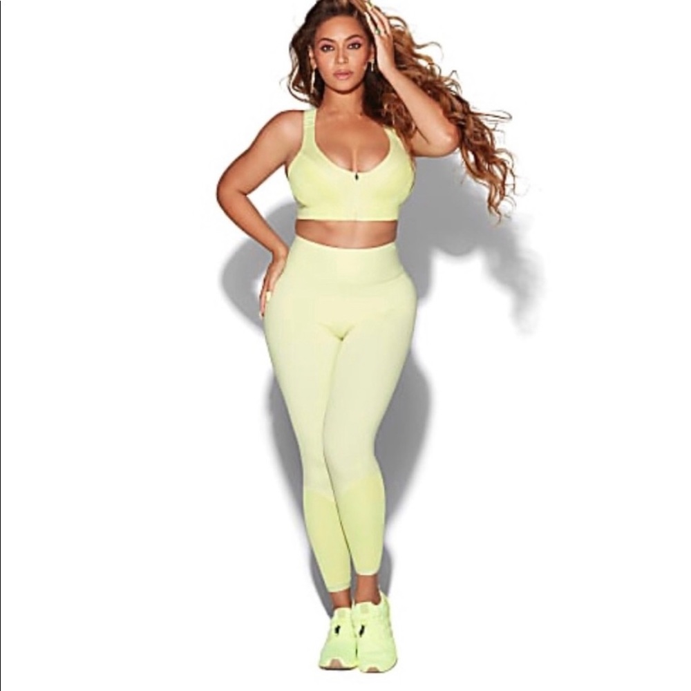 Ivy park yellow leggings size medium